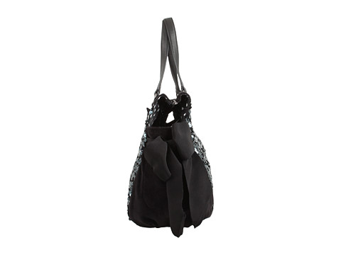 Lyst - Juicy Couture Star Shine Sequin Velour Shoulder Bag in Black