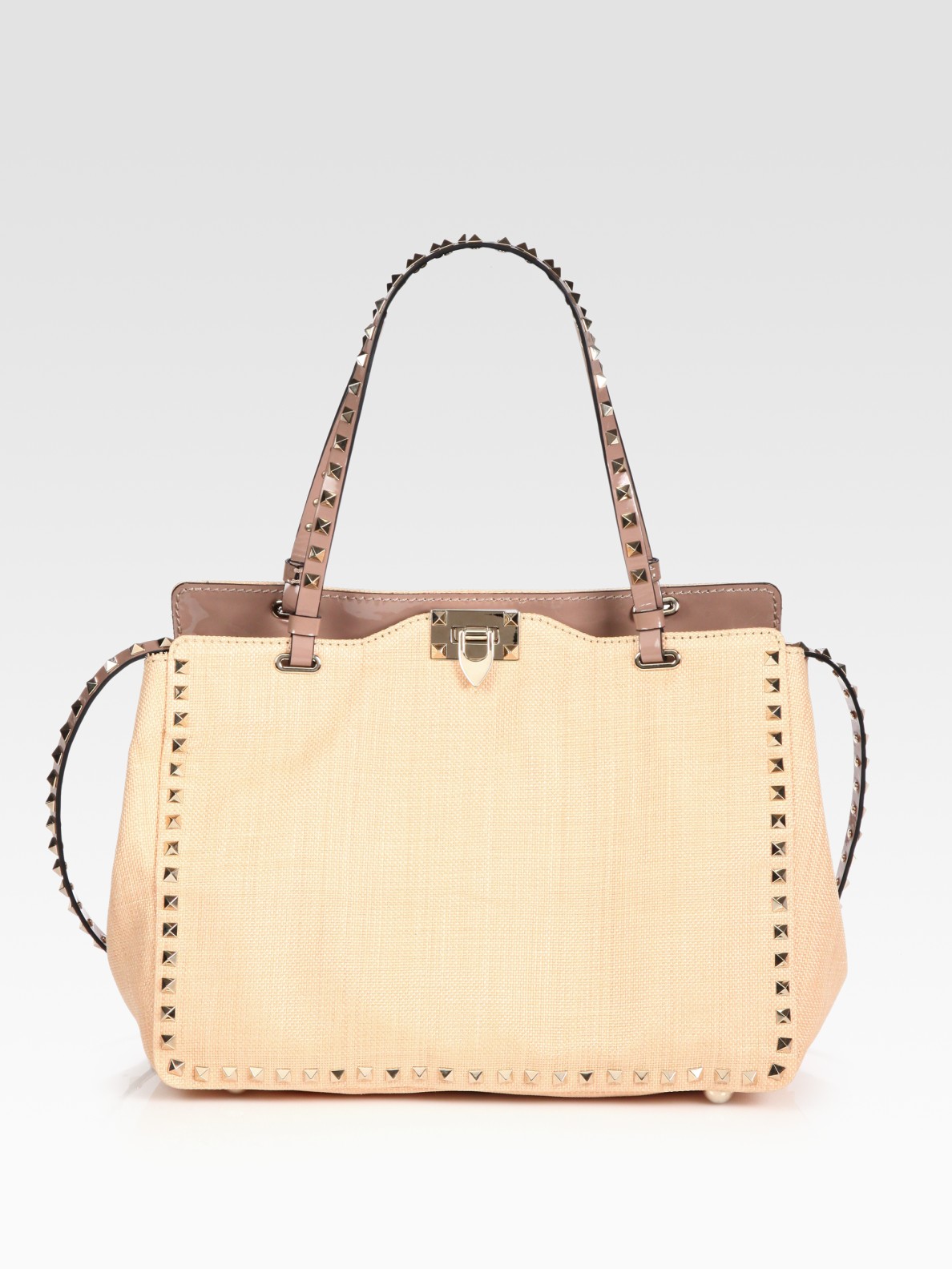 valentino straw tote