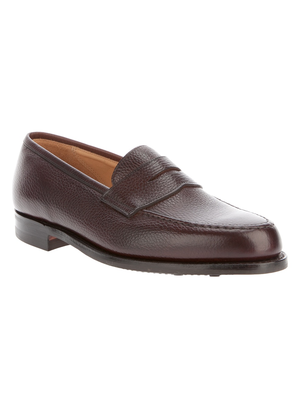 Crockett & Jones Boston Penny Loafer in Brown for Men Lyst