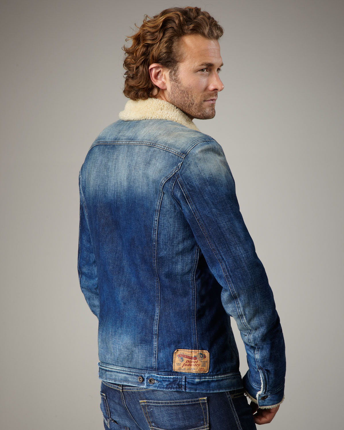 diesel denim jacket mens