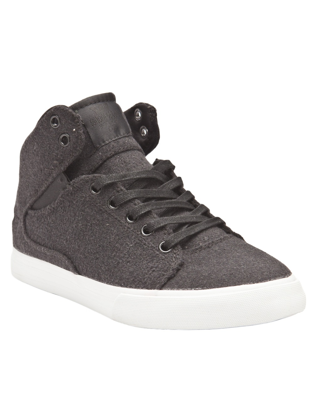 Supra Society Mid Top Sneaker in Gray for Men (charcoal) | Lyst