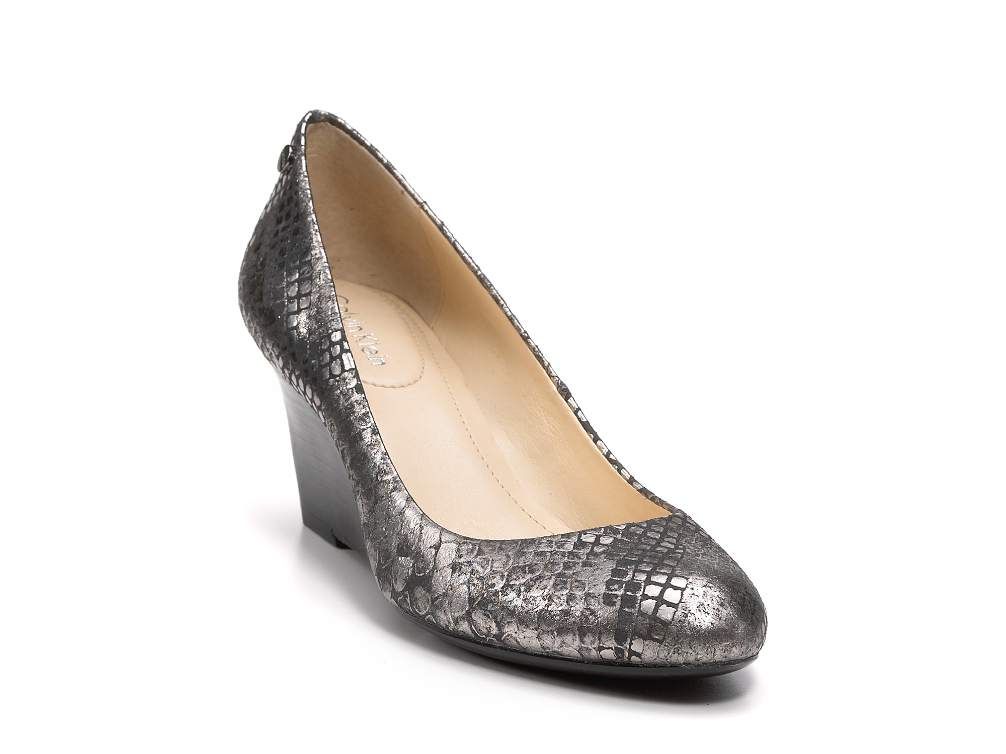 calvin klein wedge pumps