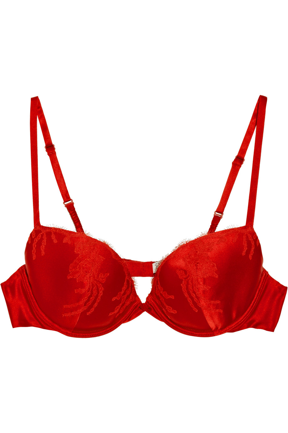 red push up bra