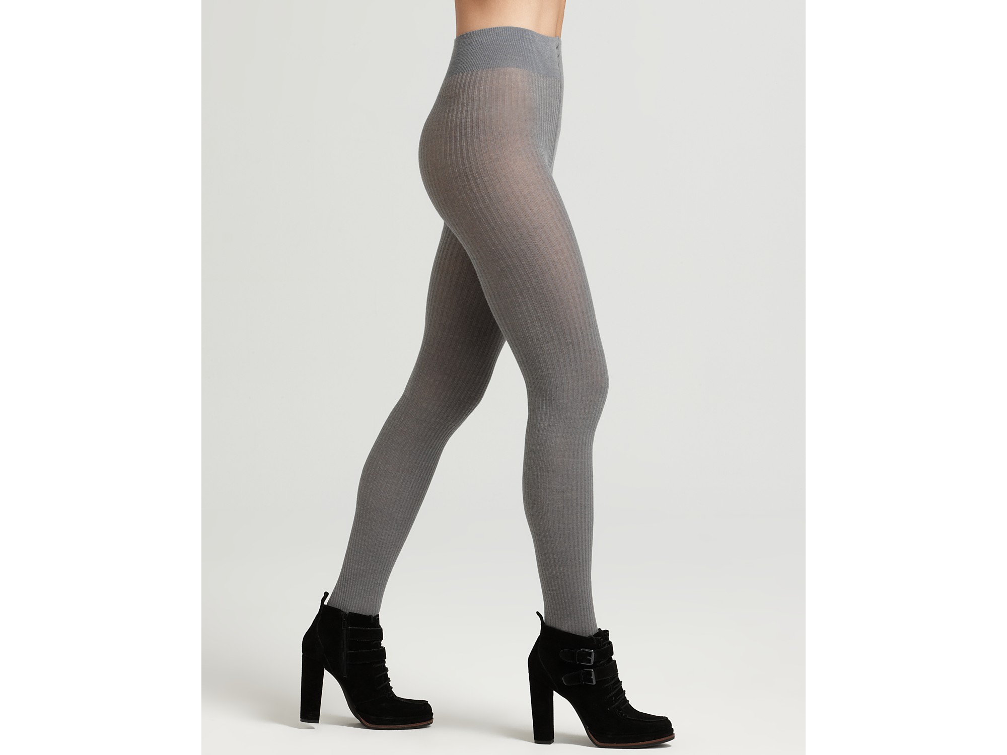 Grey woolen tights Clearance