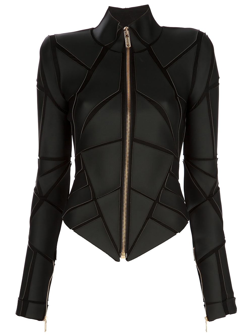 Gareth Pugh Geometric Panelled Jacket in Black | Lyst UK Gareth Pugh Geometric Panelled Jacket in Black | Lyst UK