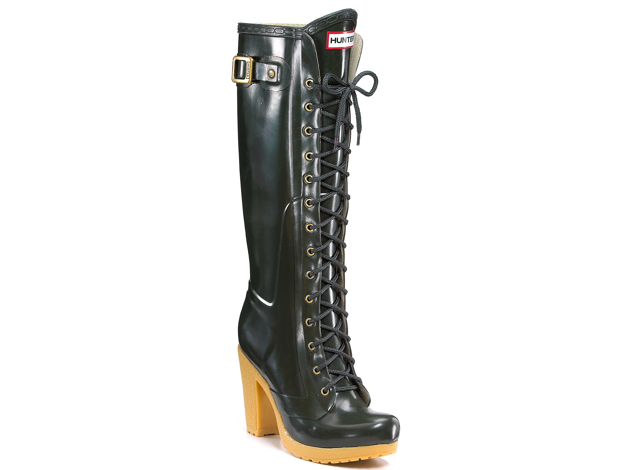 hunter lace boots