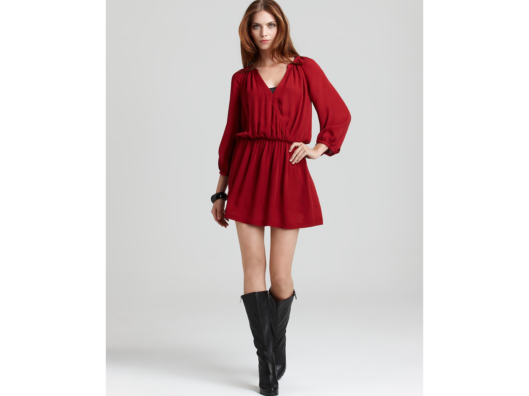 joie red dress