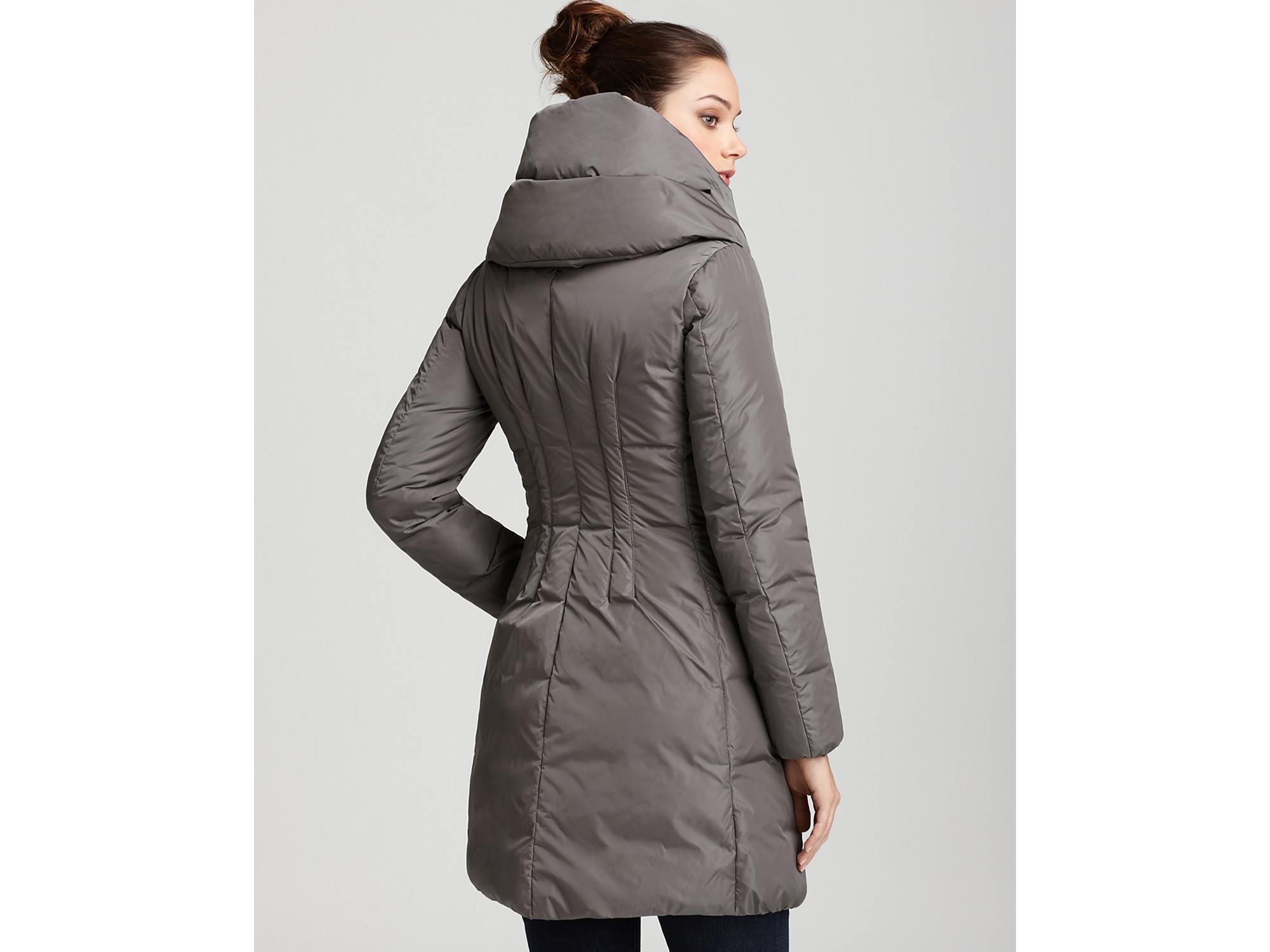 pillow collar down coat