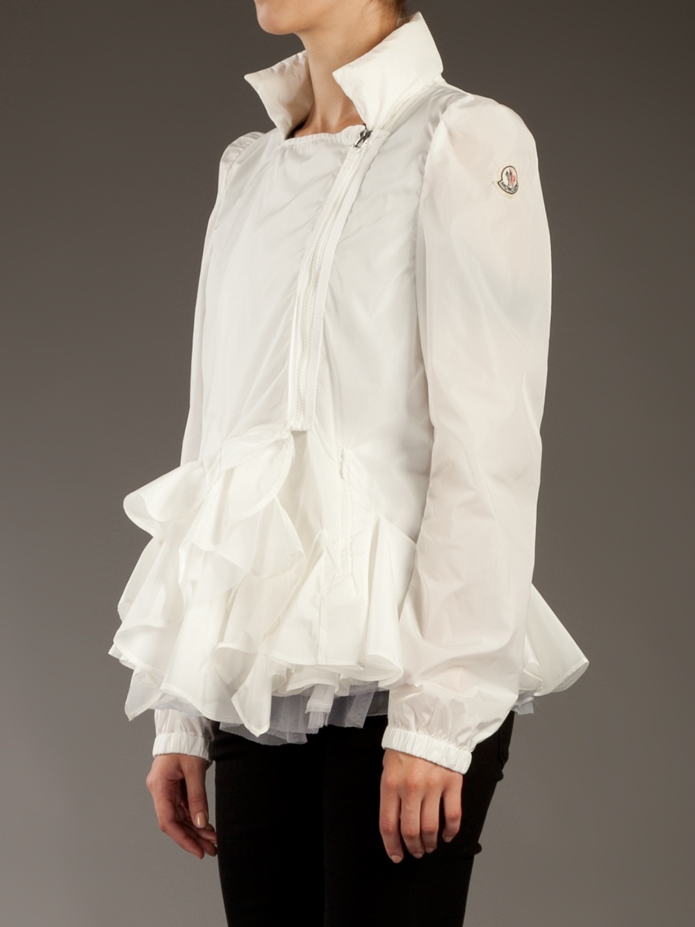 moncler ruffle jacket