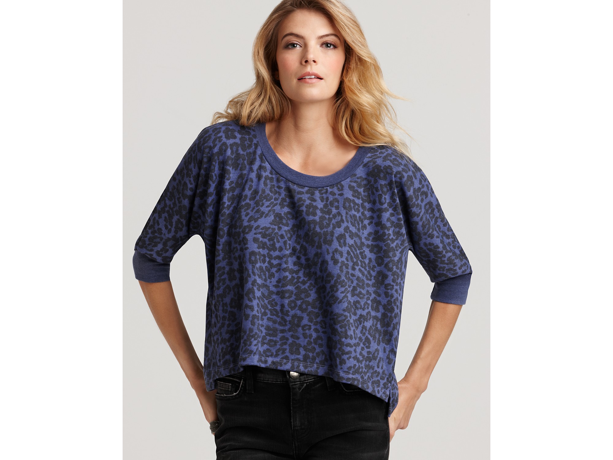 splendid leopard sweater