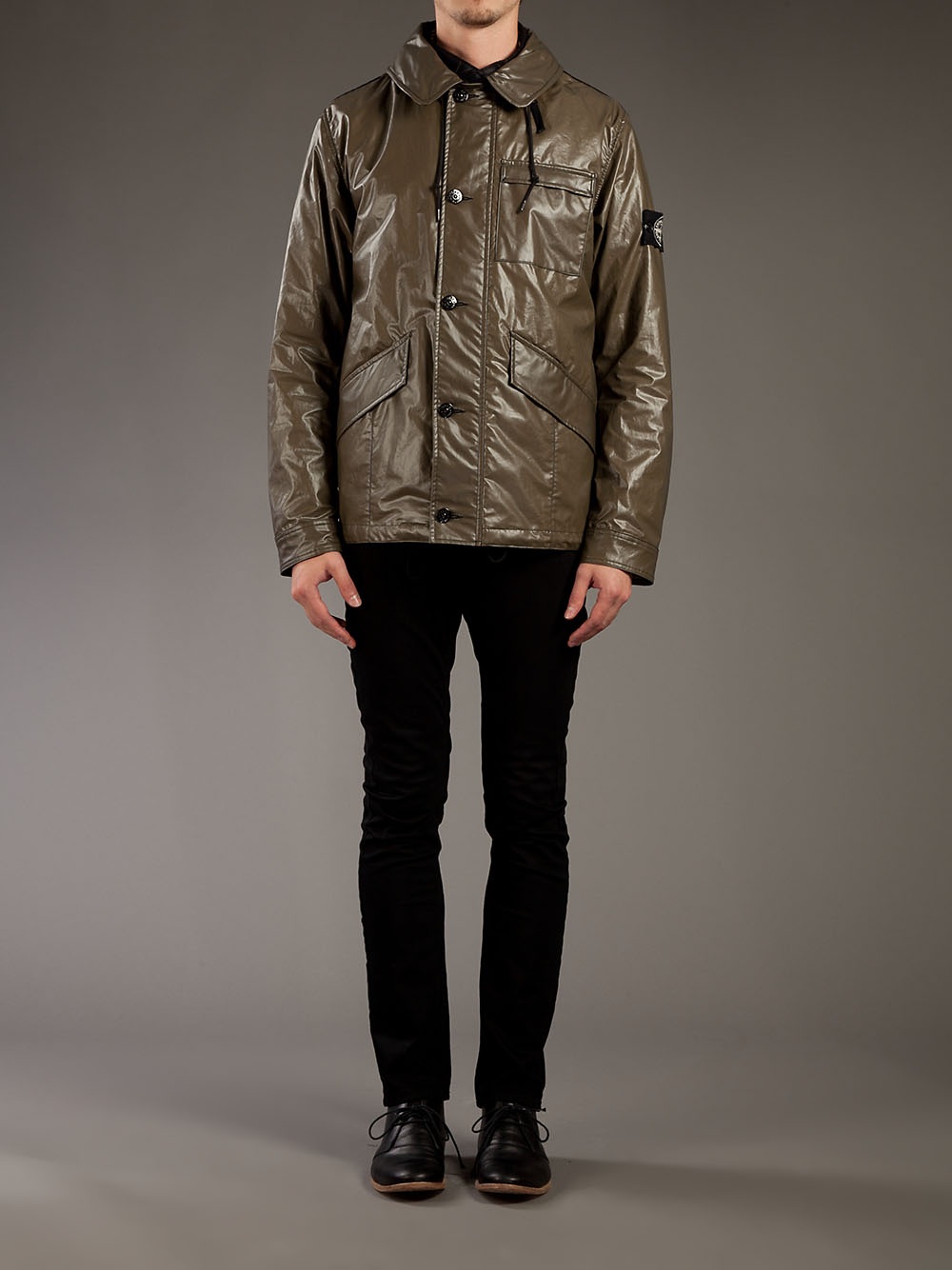 Stone Island Ice Jacket in Brown for Men | Lyst UK