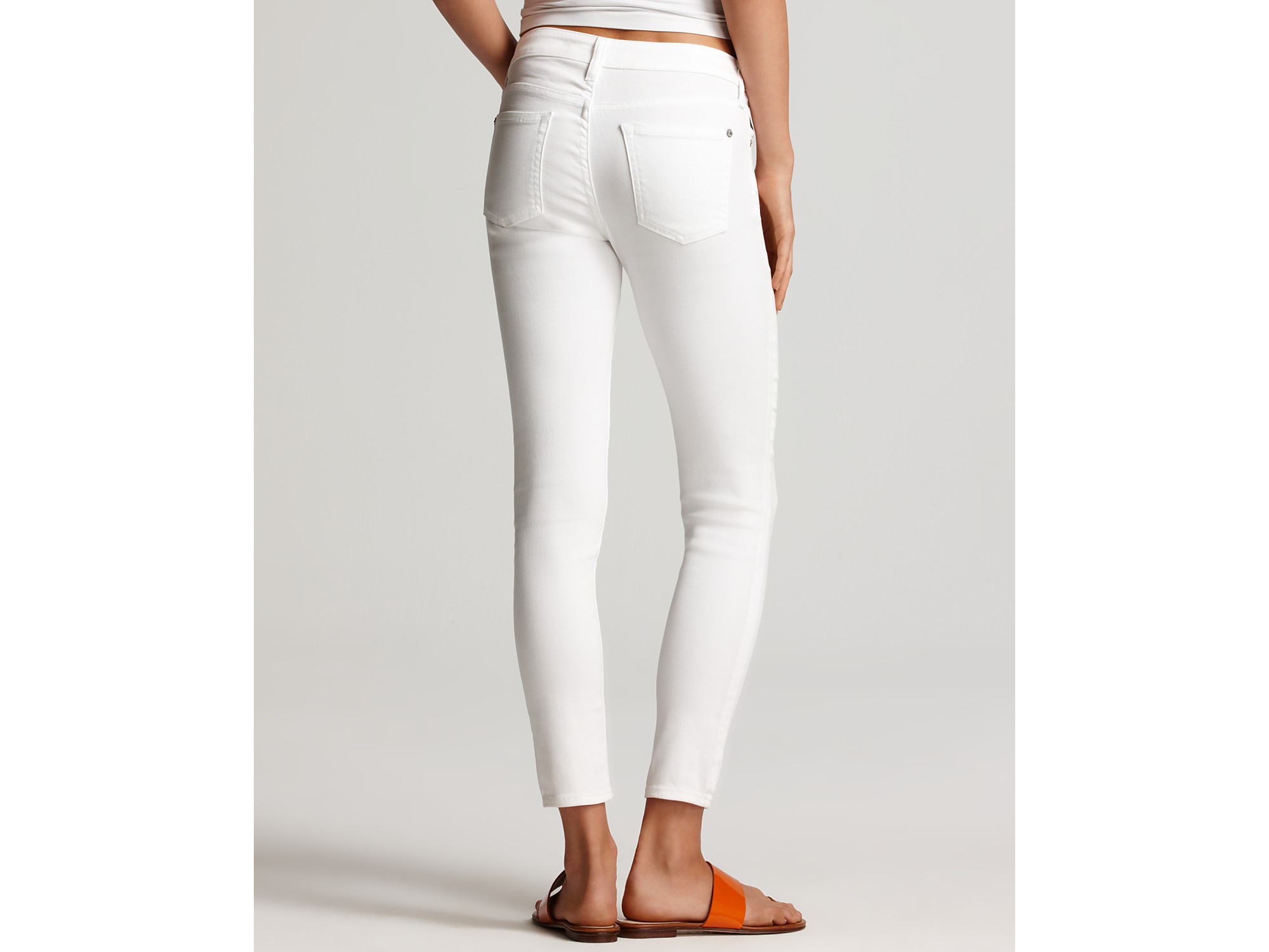 vince white jeans