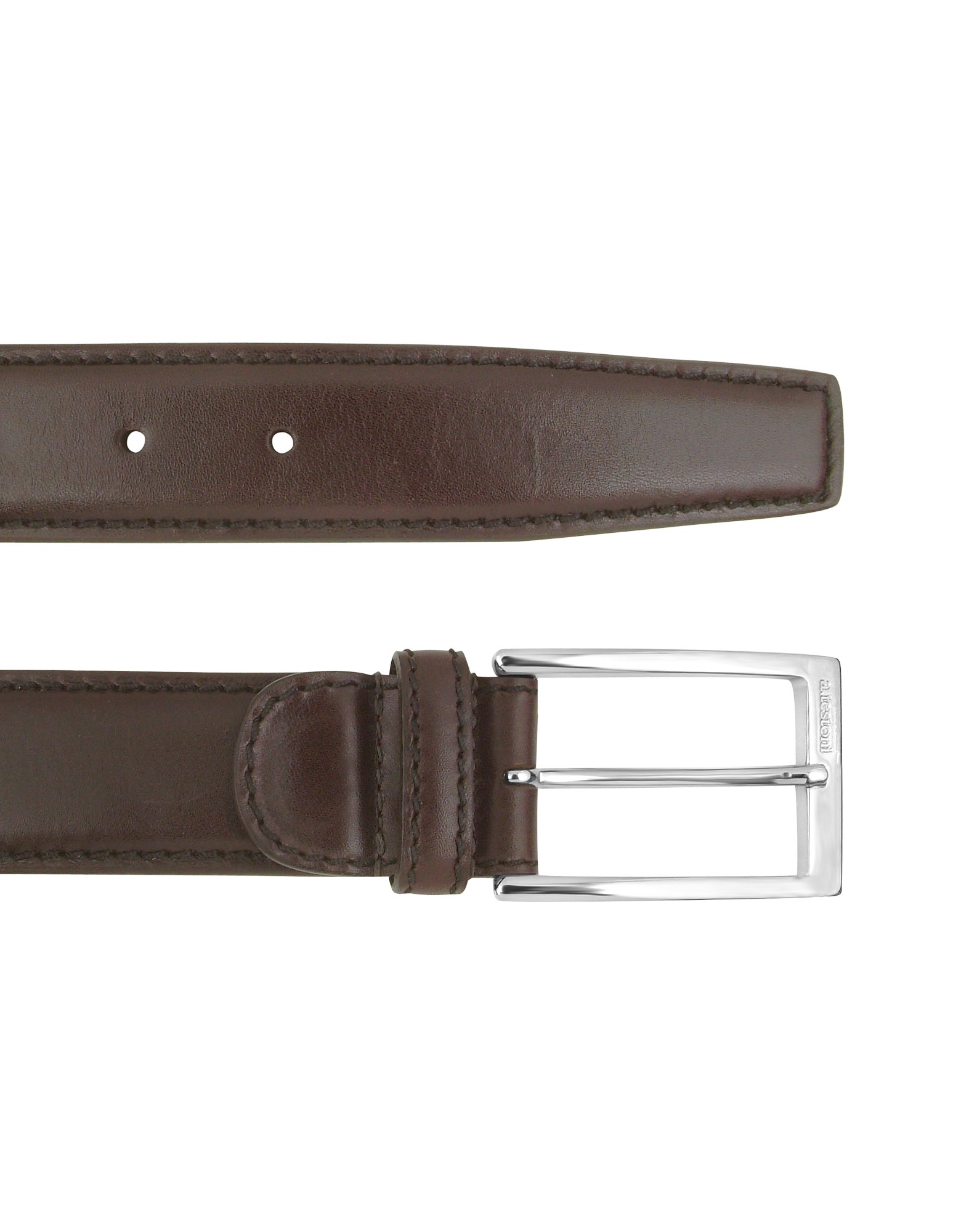 Lyst A.Testoni Mens Dark Brown Deluxe Calf Leather Belt in Brown for Men