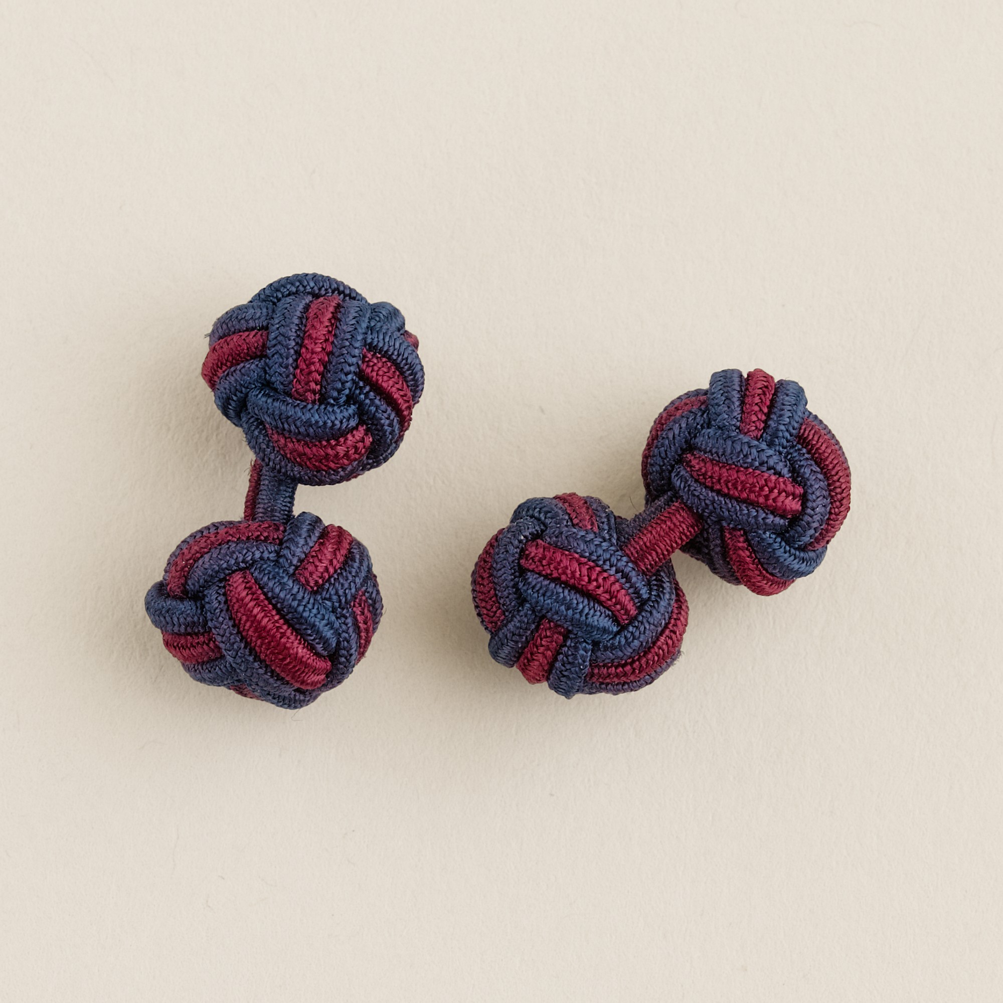 J.crew Fabric Knot Cuff Links in Blue for Men Lyst