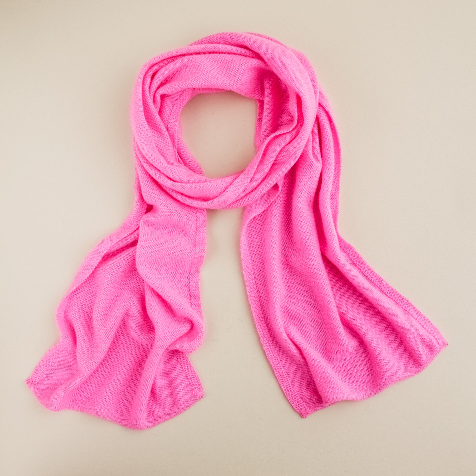 pink cashmere scarf