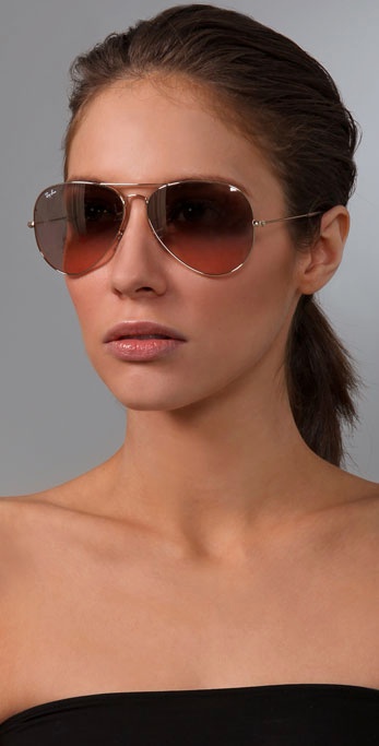 ray ban oversized aviator sunglasses