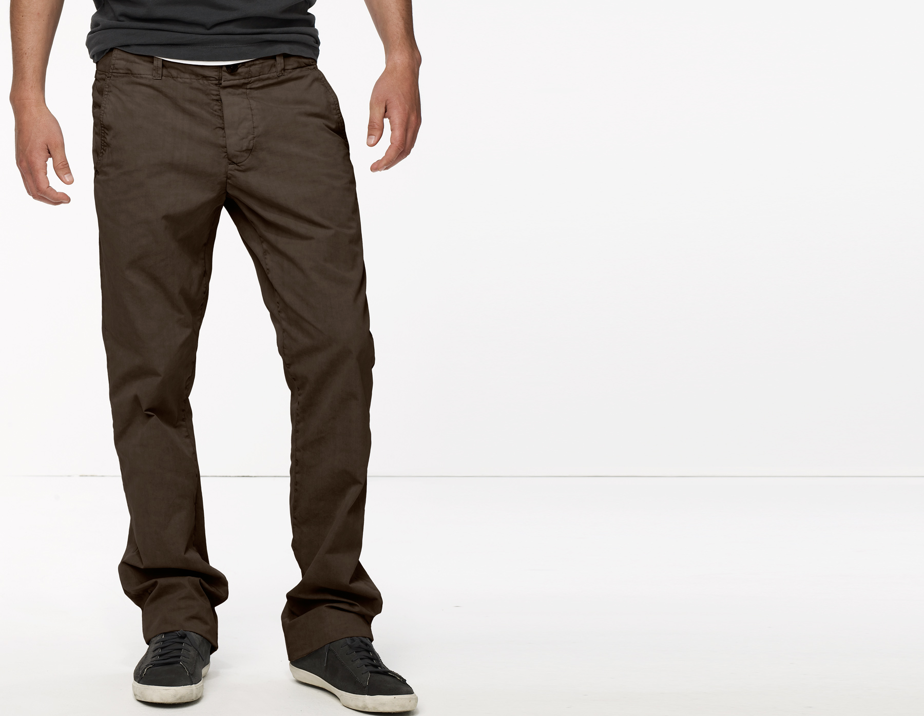 James Perse Clean Chino in Brown for Men - Lyst