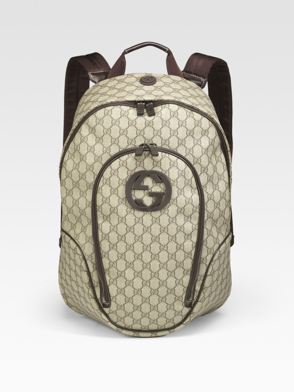 Gucci Gg-plus Backpack in Beige (Natural) for Men - Lyst