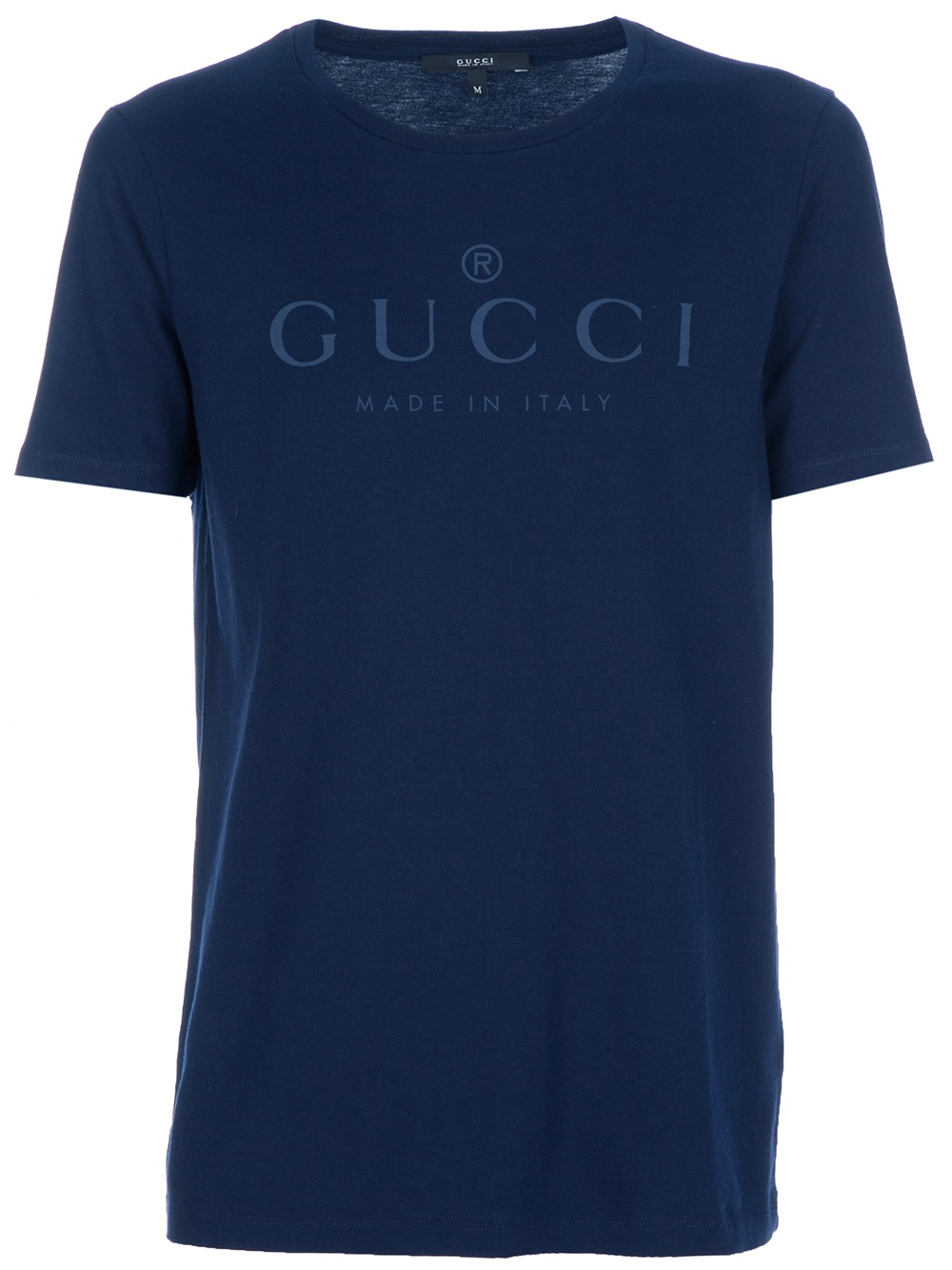 Gucci Logo T-shirt in Blue for Men - Lyst