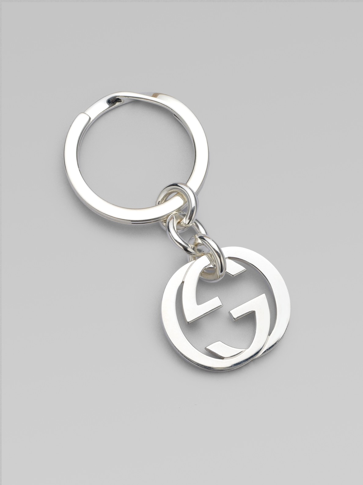 Gucci Silver Key Ring in Metallic for Men | Lyst
