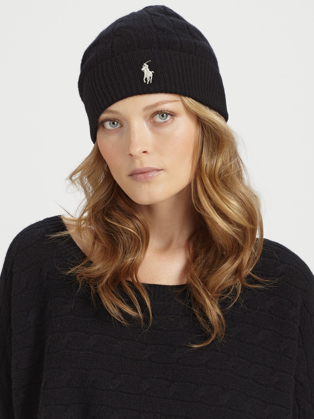 Blue Label Wool/cashmere Cable-knit Hat 