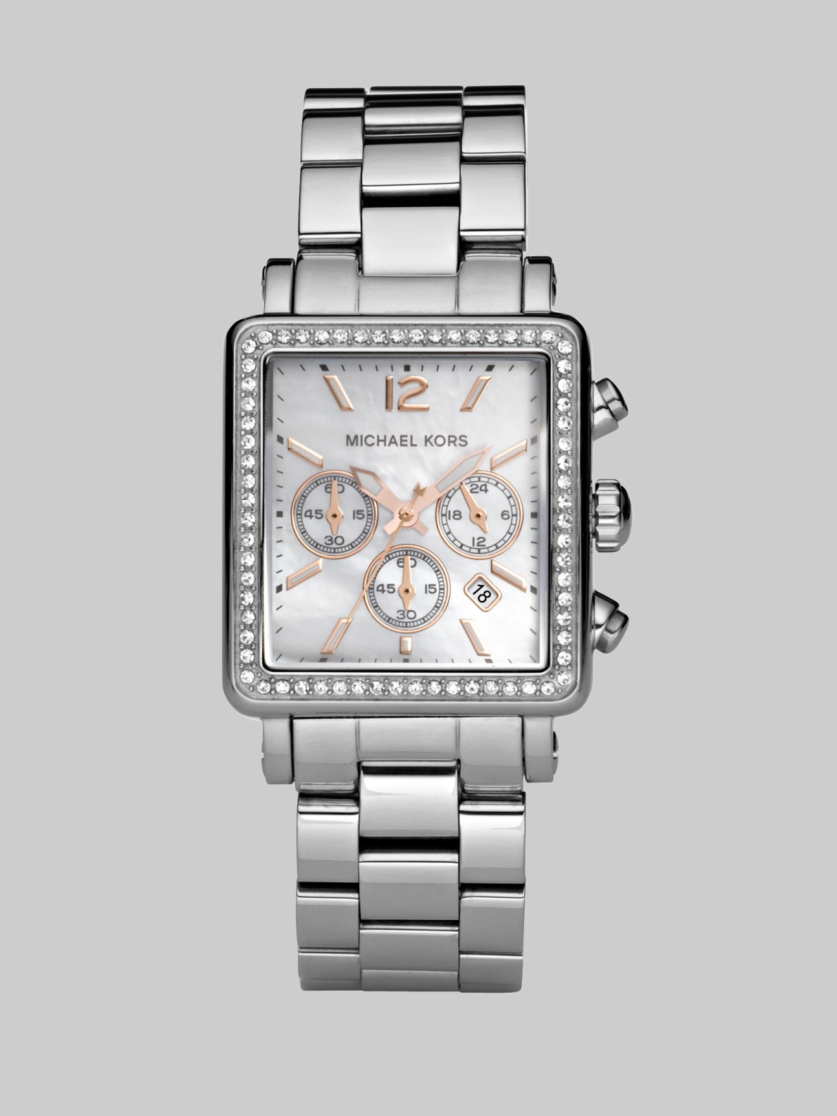 MICHAEL KORS ladies wristwatch 39 mm chronograph bracelet stainless steel  MK5354  plentyShop LTS