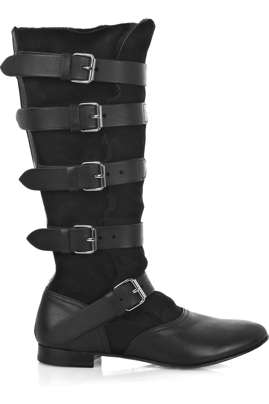 Vivienne Westwood Shearling lined Pirate Boots in Black Lyst