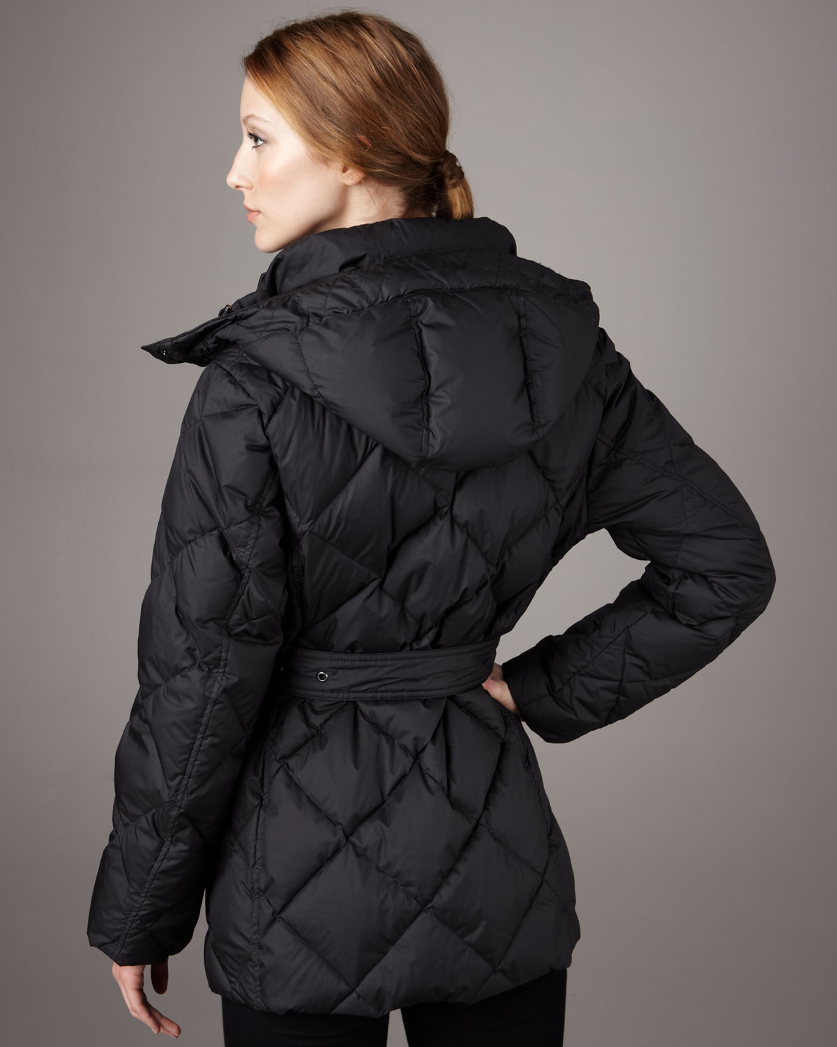 Burberry Brit Short Quilted Puffer Coat 