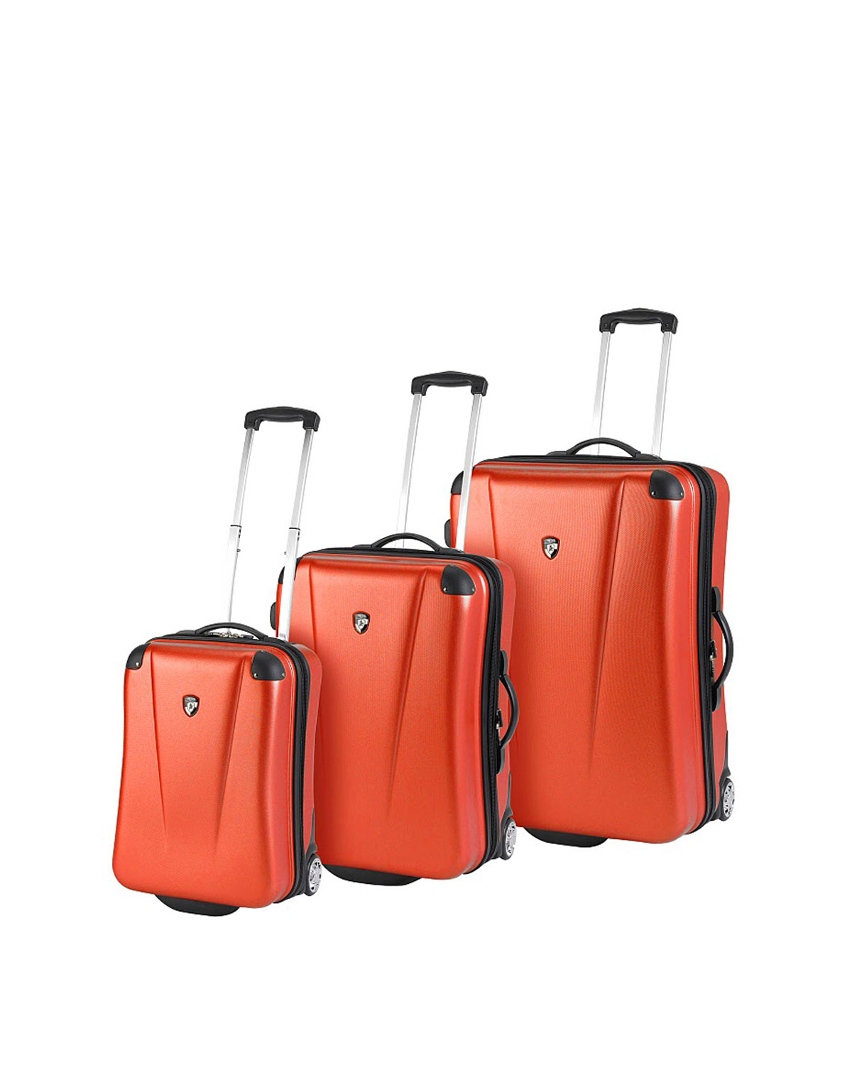 Heys Orange Cruzer Lite Threepiece Luggage Set in Orange for Men Lyst