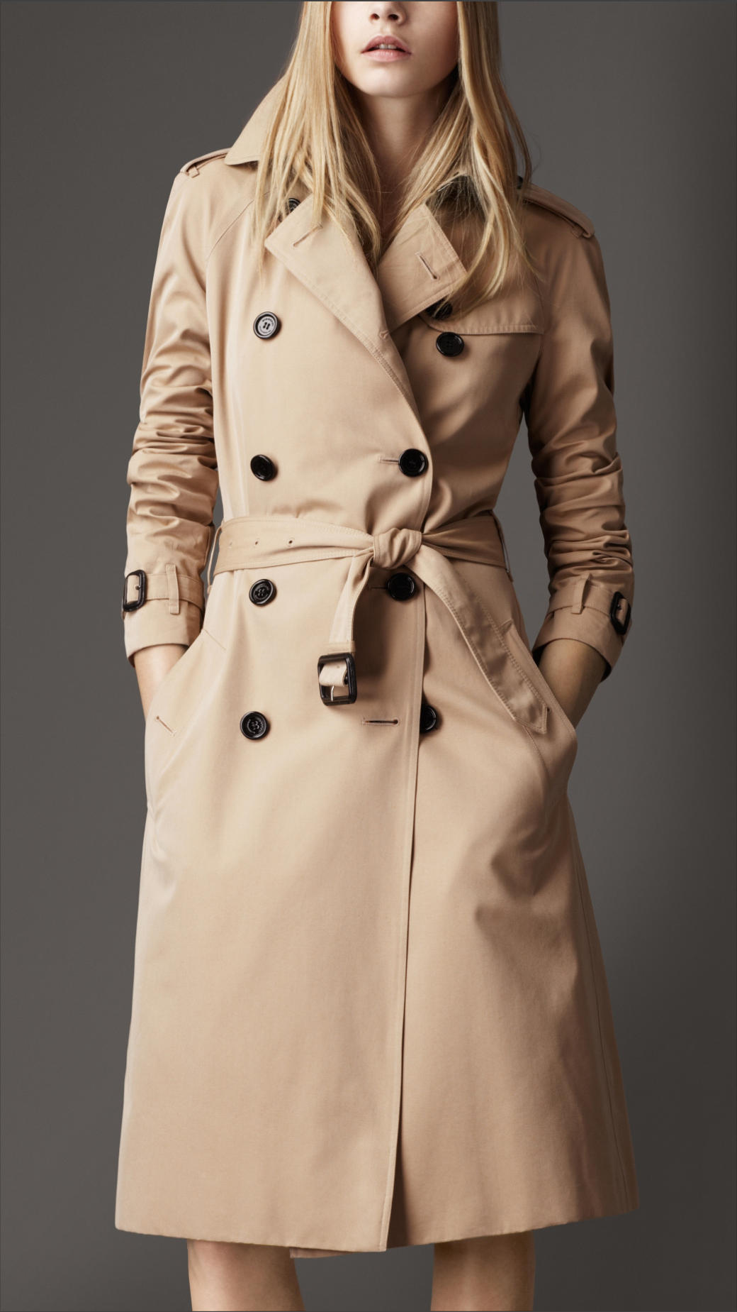 burberry long trench