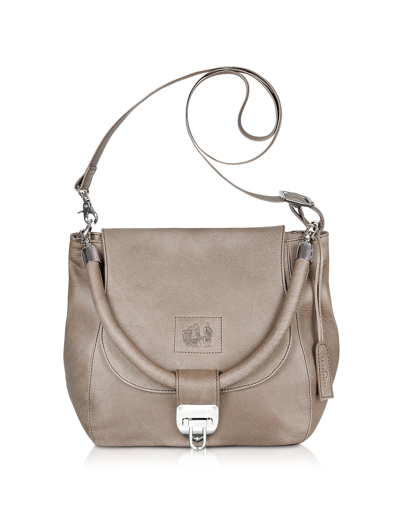 Lyst - La Bagagerie Galop Pm - Leather Shoulder Bag in Brown
