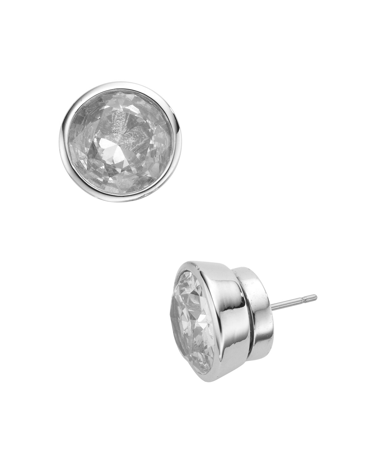 Lyst Michael Kors Crystal Stud Earrings In Metallic Gallery