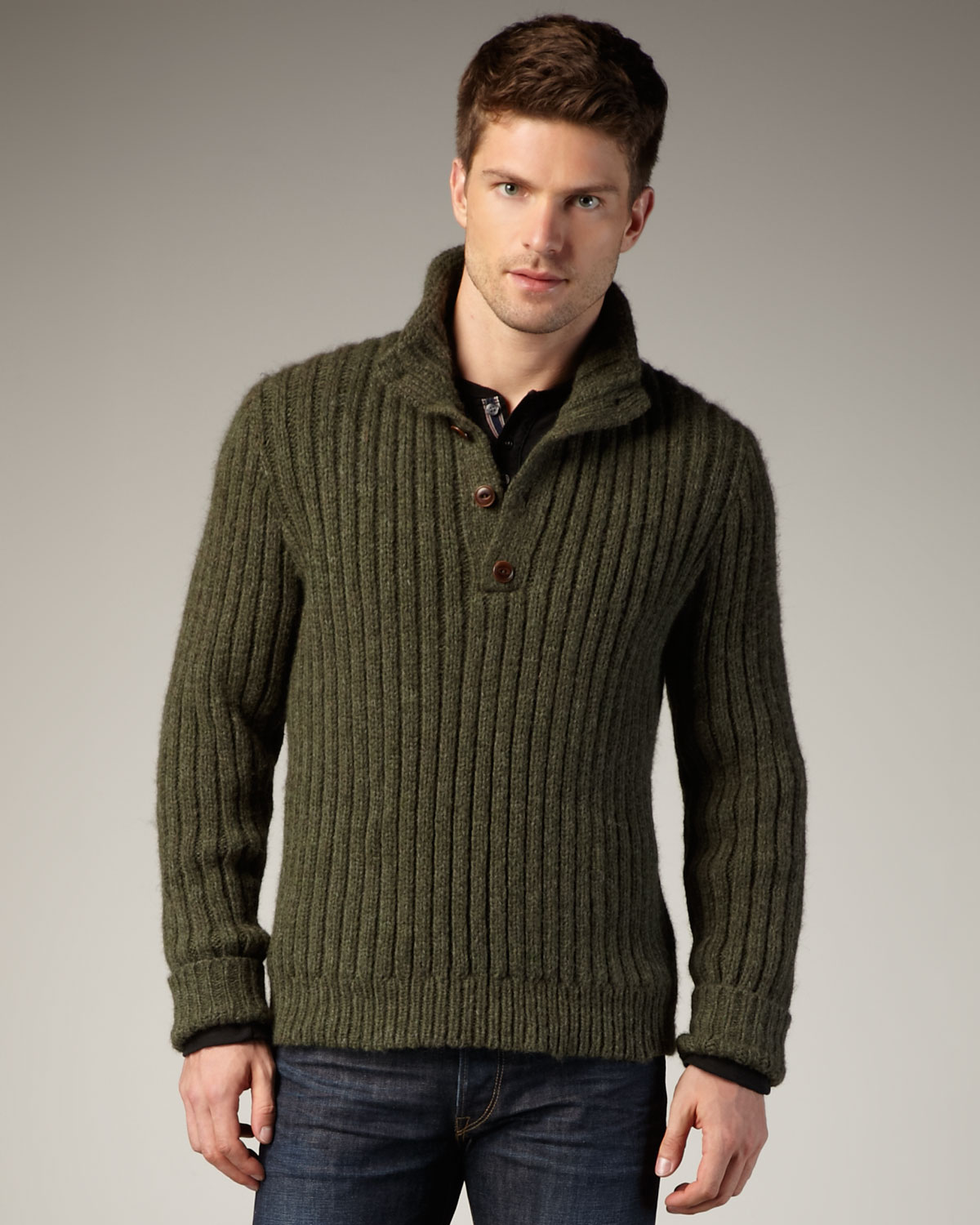 Mens army jumper hotsell