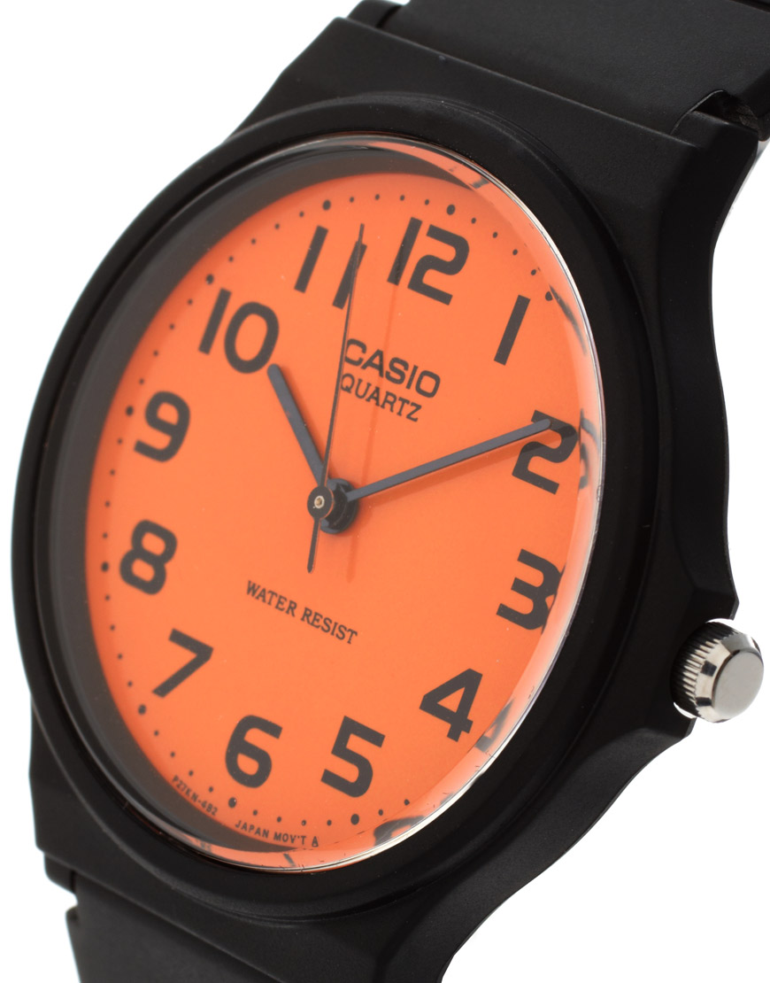 casio watch orange
