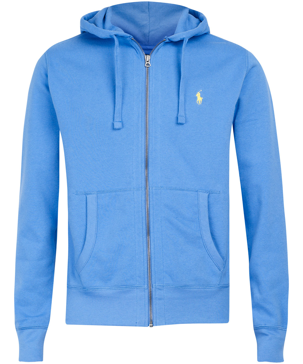 Polo Ralph Lauren Sky Blue Zip Front Hoodie for Men - Lyst