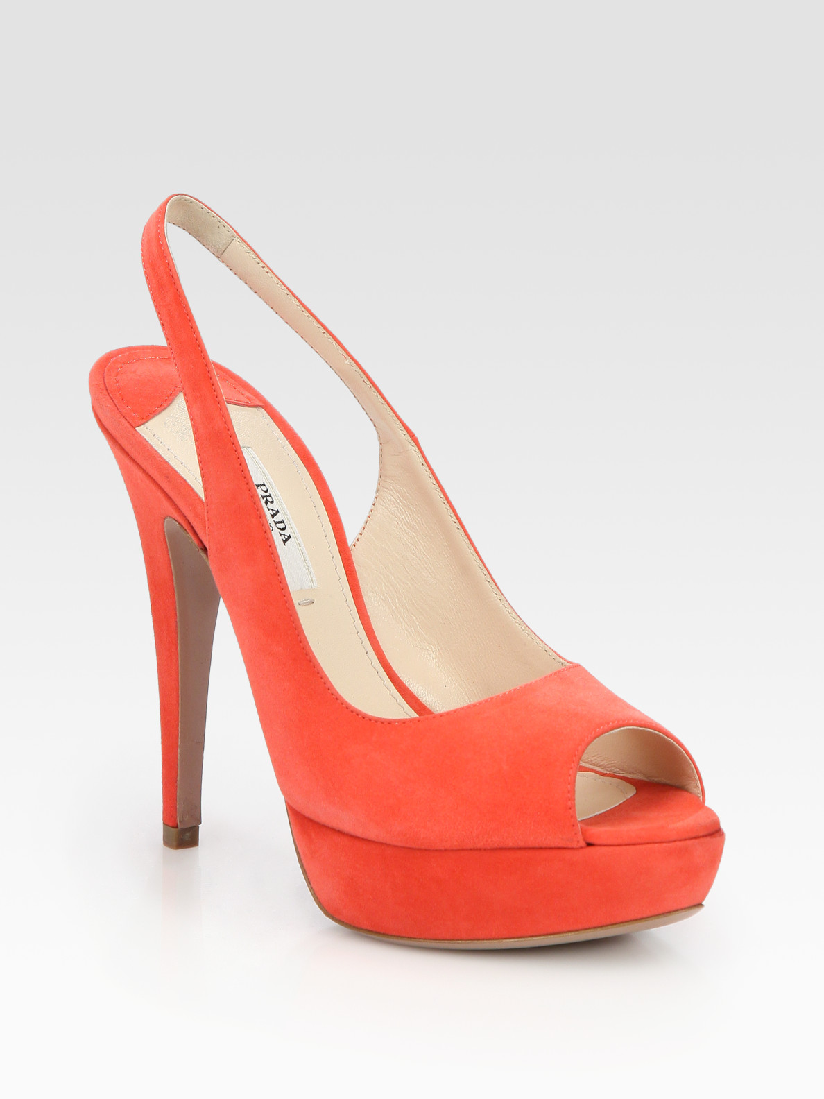 prada open toe heels