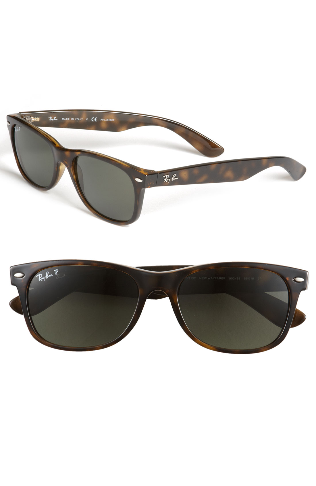 Ray-ban 'new Wayfarer' 55mm Sunglasses in Brown for Men | Lyst