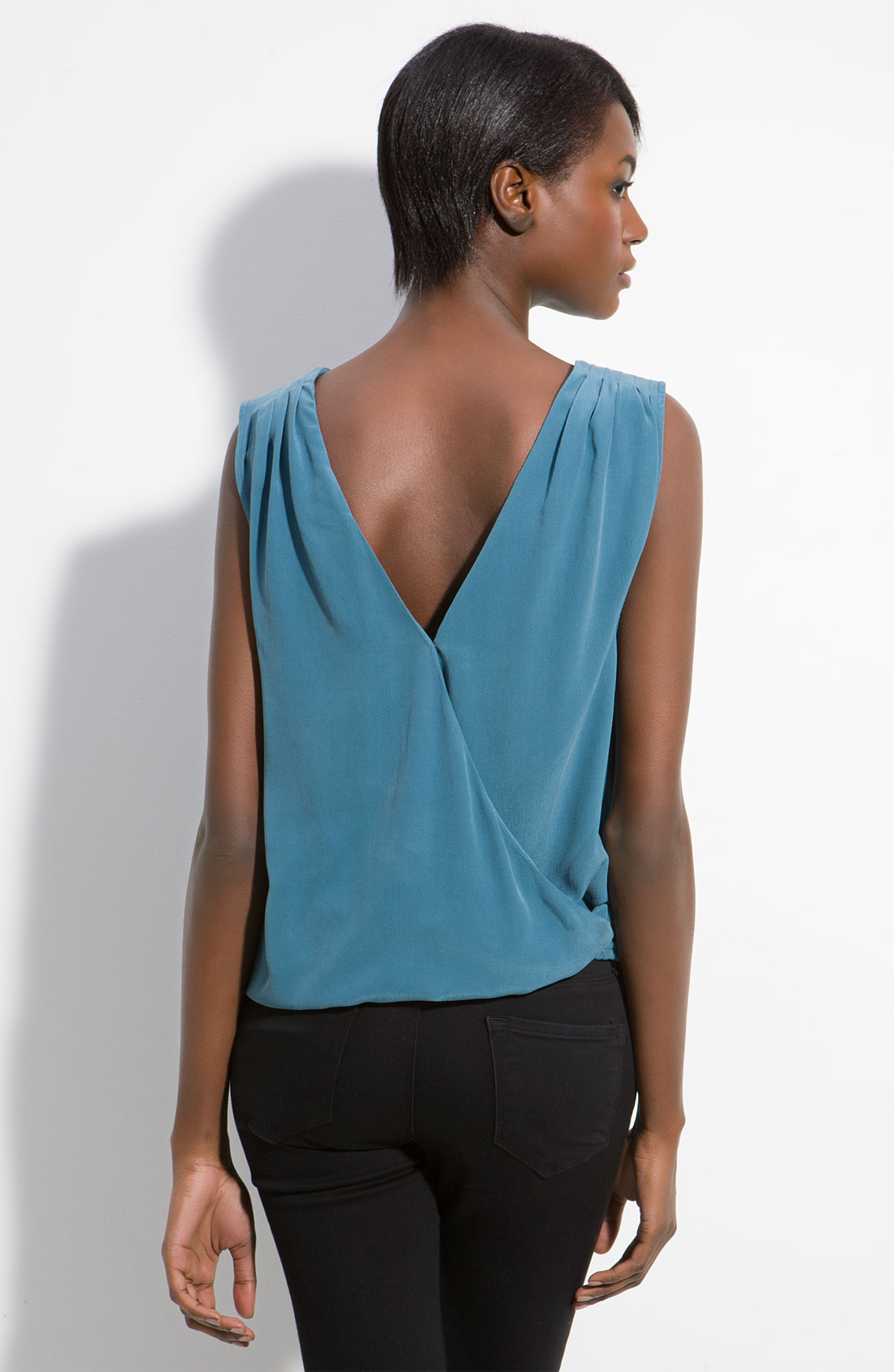 Joie Sleeveless Silk Top in Blue (seaweed) Lyst