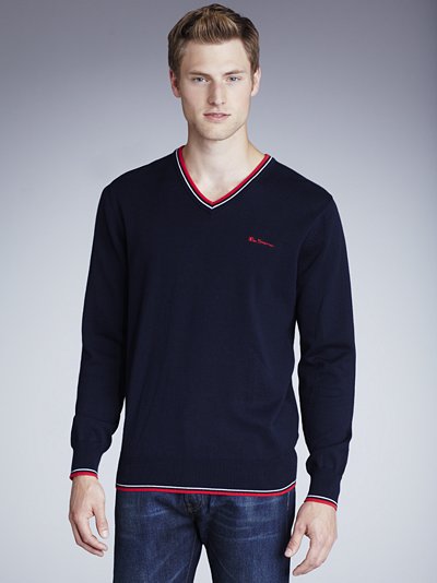ben sherman v neck sweater