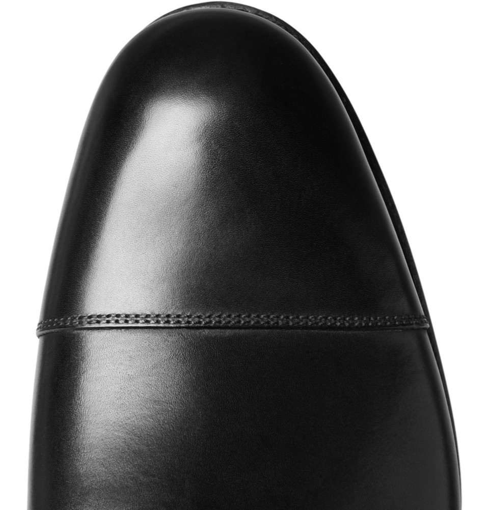 Gucci Double Monk-strap Leather Shoes in Black for Men | Lyst