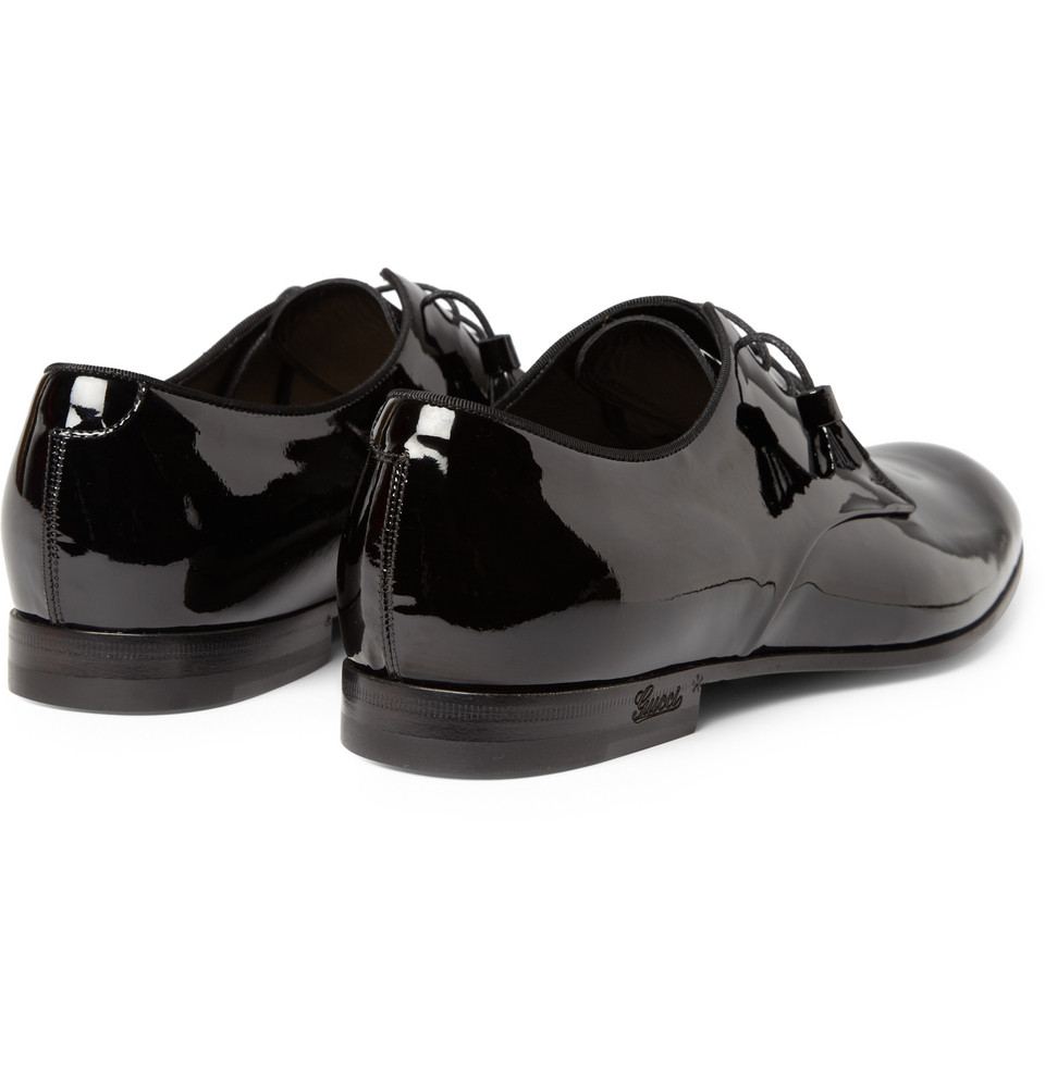 gucci patent shoes