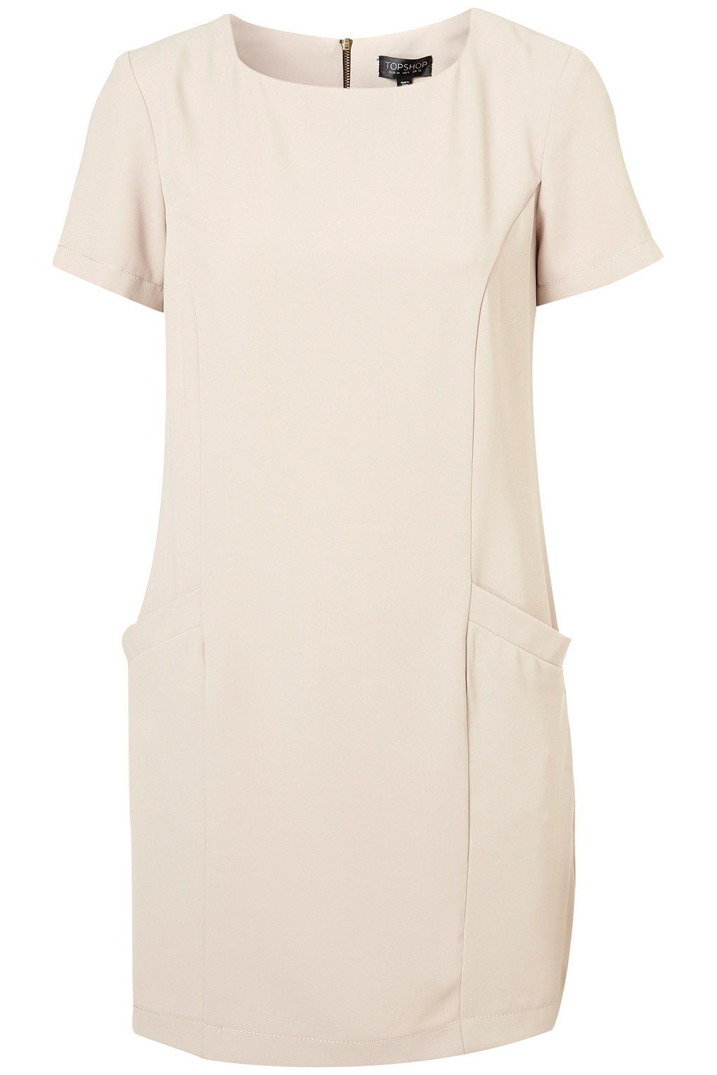 short sleeve shift dress with pockets