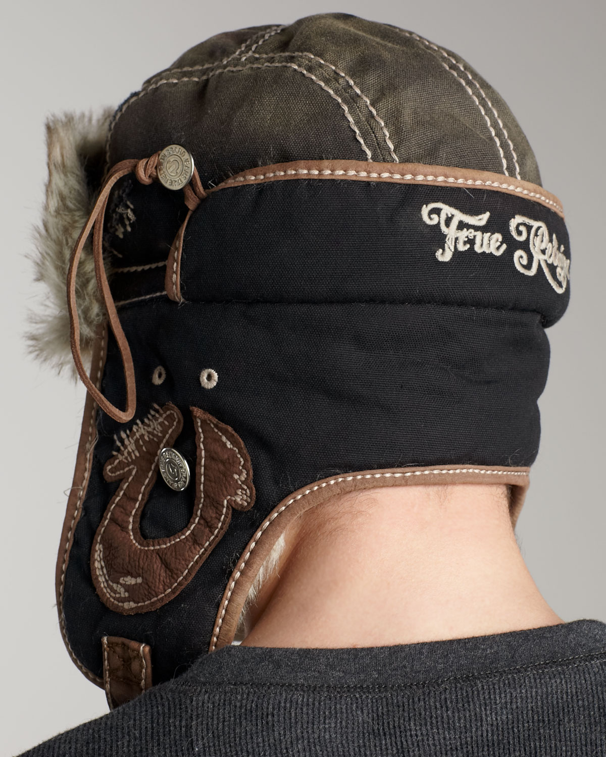 true religion trapper hat