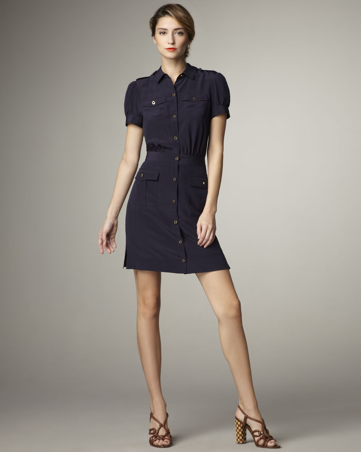 tory burch navy dress