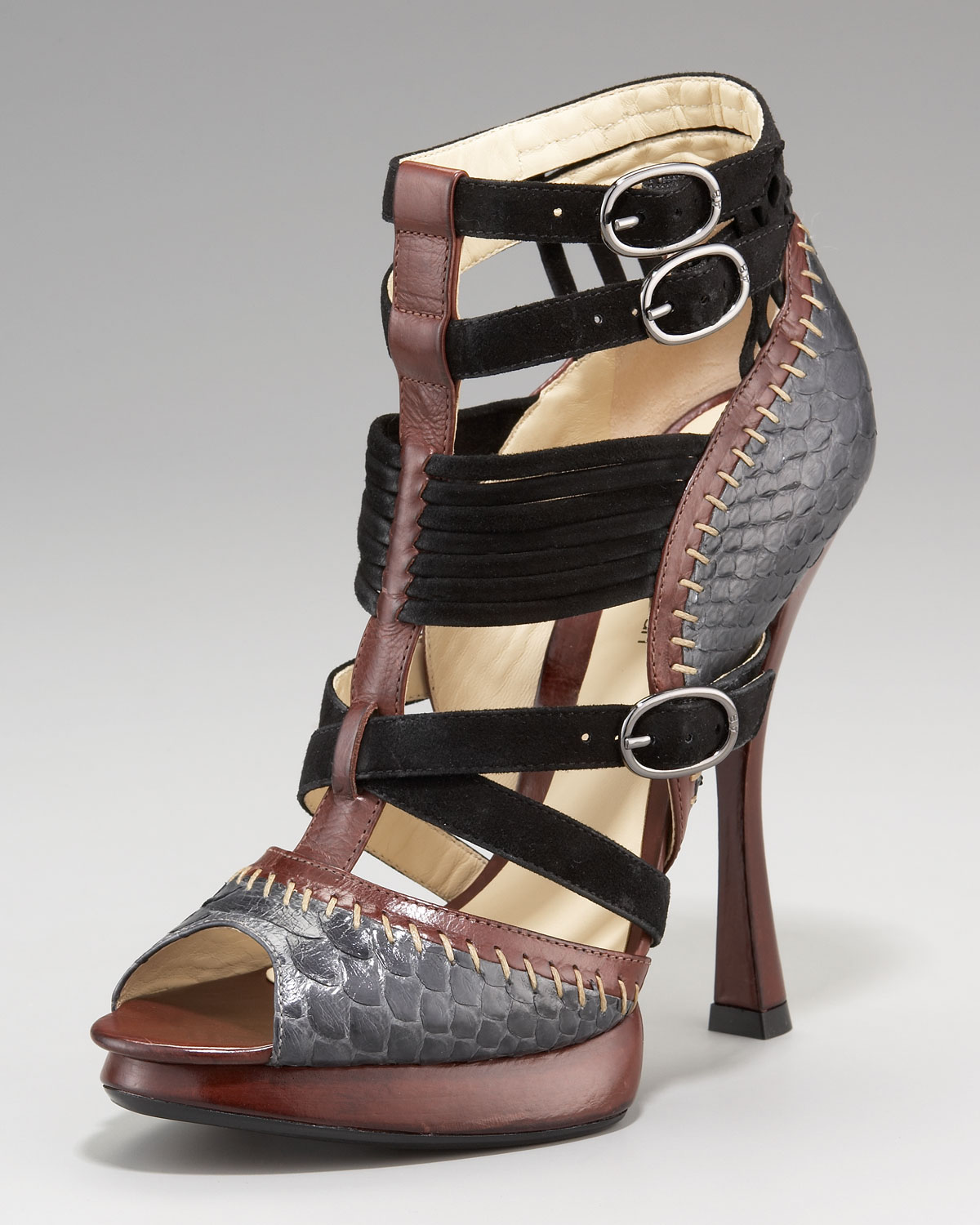 alexandre birman python sandals