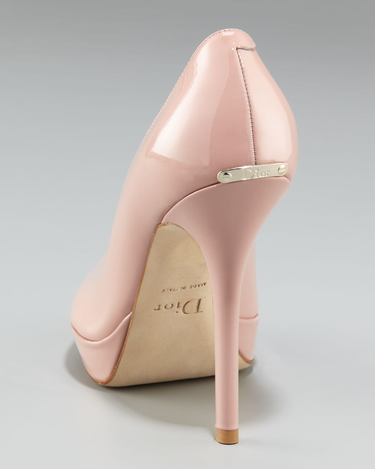 Dior Miss Dior Patent Platform Pump in Pink Lyst