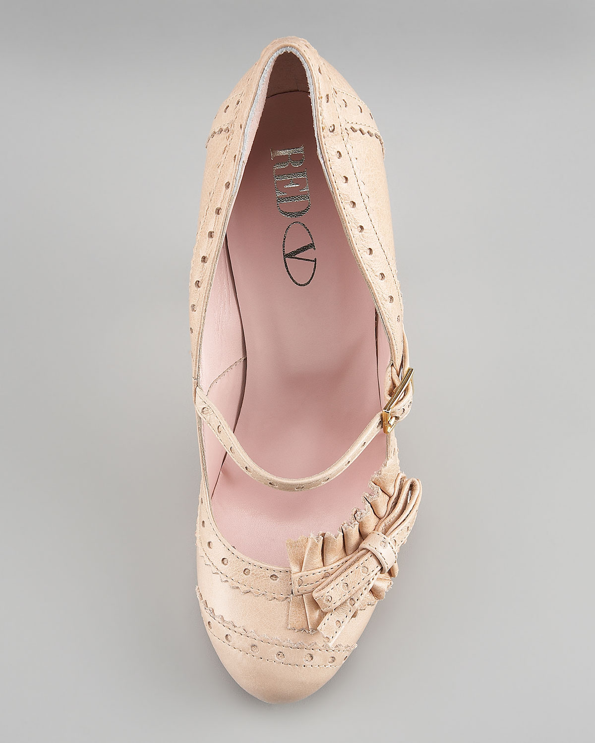 RED Valentino Vintage Mary Jane Pump in Nude (Natural) - Lyst