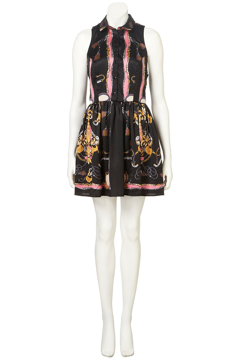 topshop scarf print dress