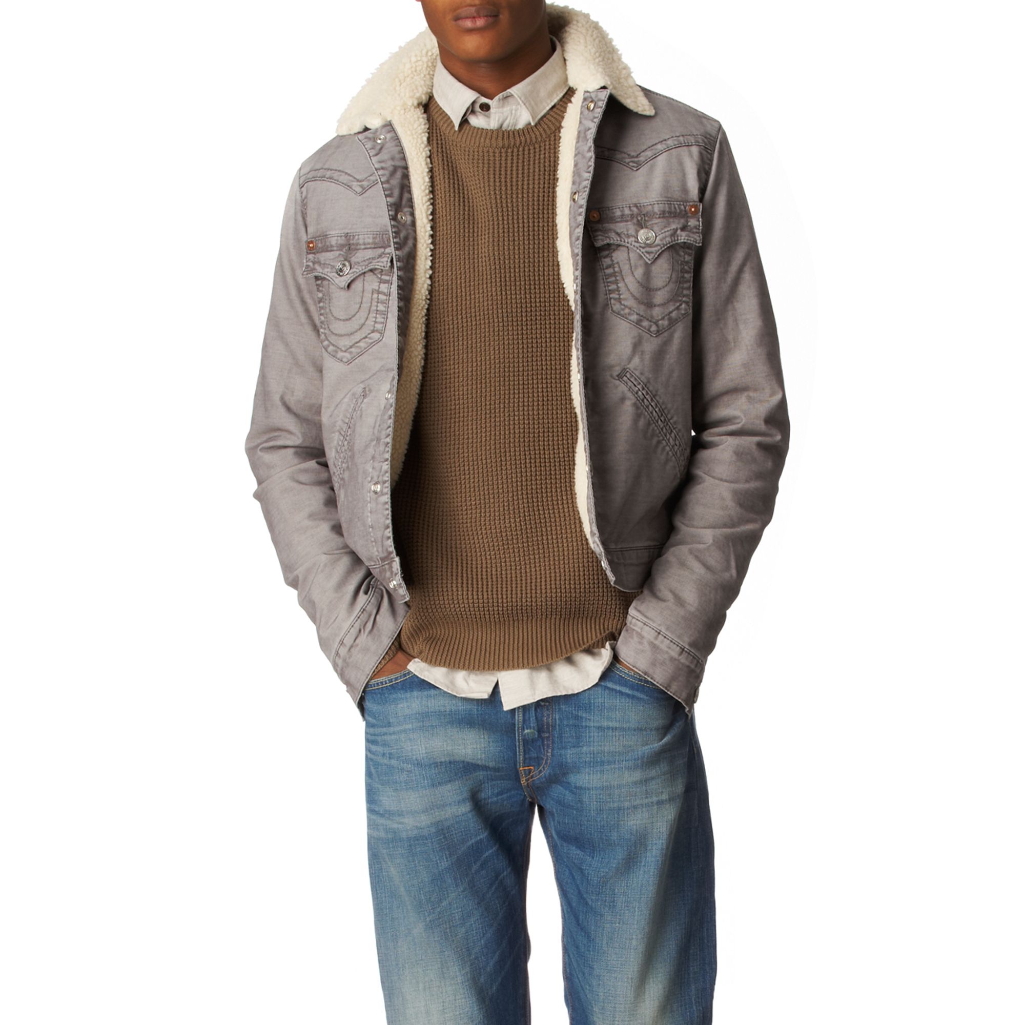 true religion sherpa jacket