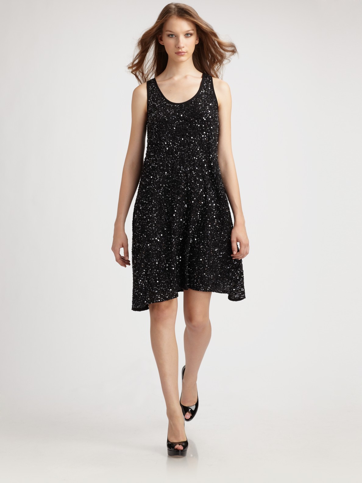 Eileen Fisher Sequin Tank Dress in 
